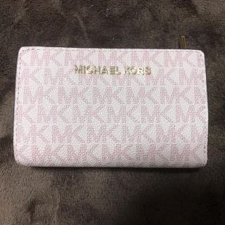 マイケルコース(Michael Kors)のMICHEAL KORS 2つ折り財布 ピンク(財布)