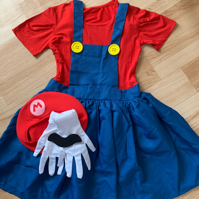 マリオ ルイージ 仮装 コスプレ ハロウィン 大人 レディース ワンピース エンタメ/ホビーの同人誌(コスプレ)の商品写真