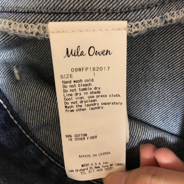 Mila Owen(ミラオーウェン)の★本日限定お値下げ Mila Owen デニム レディースのパンツ(デニム/ジーンズ)の商品写真