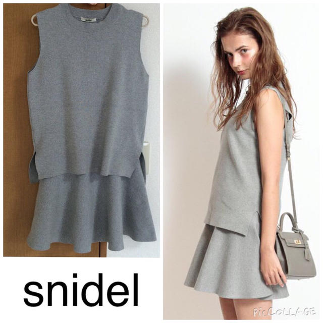 snidel♡ニットコンビワンピース