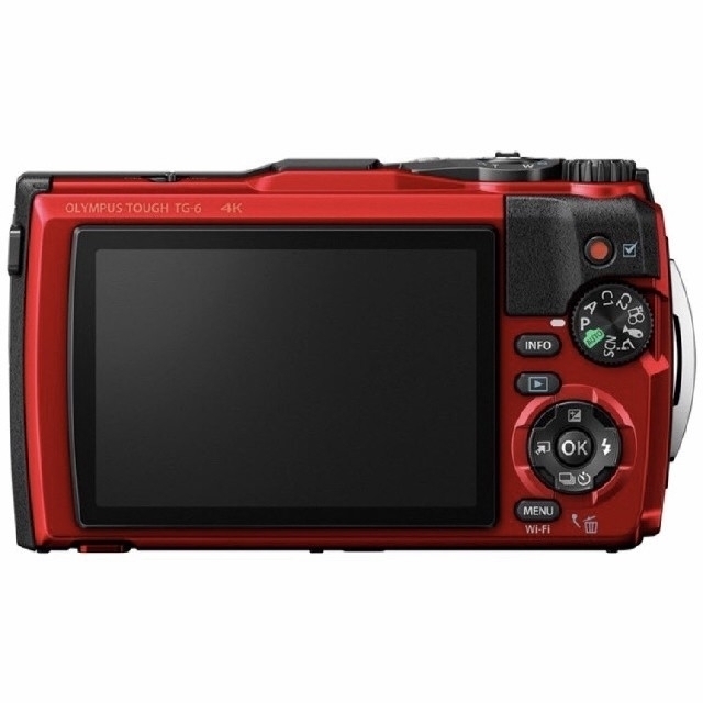 OLYMPUS(オリンパス)のデジタルカメラ Tough TG-6 レッド スマホ/家電/カメラのカメラ(コンパクトデジタルカメラ)の商品写真