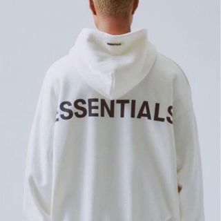 フィアオブゴッド(FEAR OF GOD)のESSENTIALS Fear of God パーカー ホワイト FOG L(パーカー)