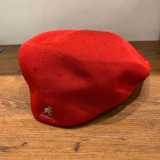 カンゴール(KANGOL)のKANGOL  ハンチング　レッド(ハンチング/ベレー帽)