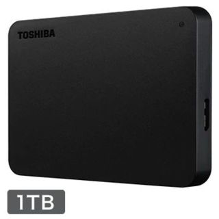 東芝 ポータブルハードディスク 1TB ブラック　HDAD10AK3-FP(PC周辺機器)