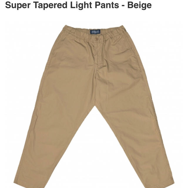 CUP AND CONE Super Tapered Light Pantsメンズ