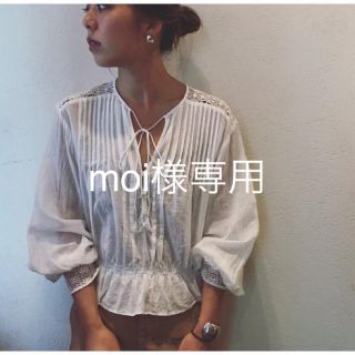 ファビアンルー(Fabiane Roux)のnowos レースブラウス 2019AW 完売(シャツ/ブラウス(長袖/七分))