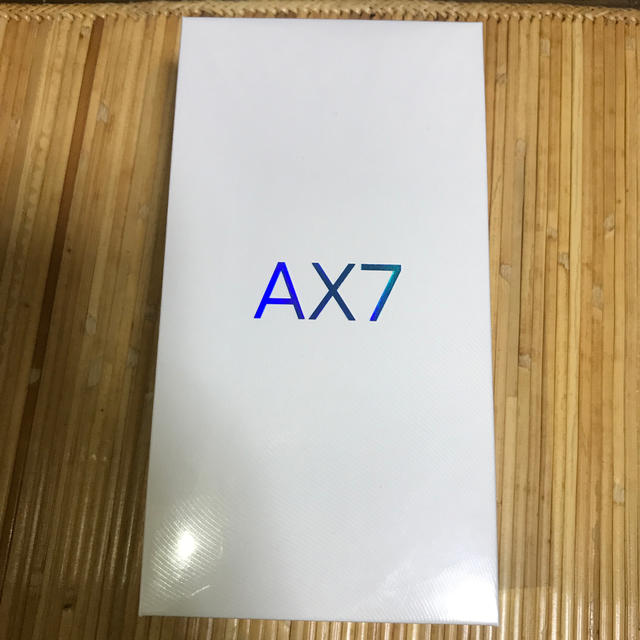 OPPO AX7 Blueスマートフォン本体