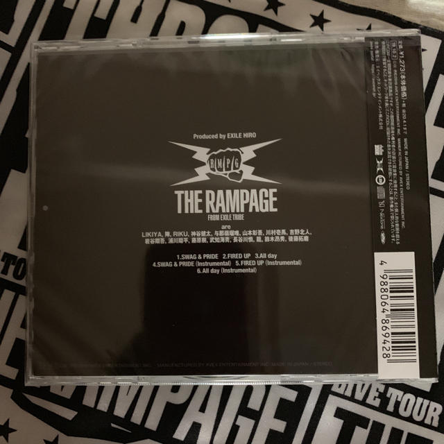 THE RAMPAGE(ザランページ)のSWAG & PRIDE  10/2リリース エンタメ/ホビーのCD(ポップス/ロック(邦楽))の商品写真