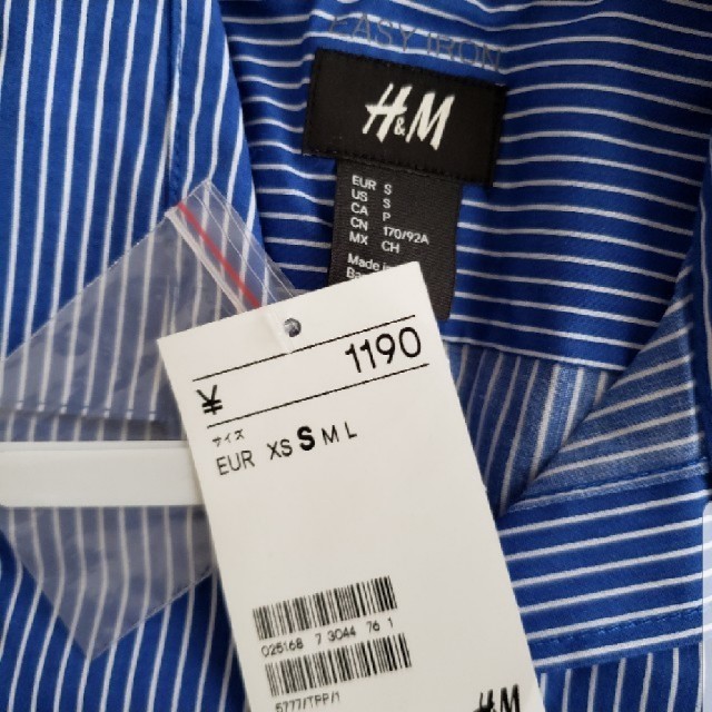 H&M(エイチアンドエム)の新品ボーダーシャツ メンズのトップス(シャツ)の商品写真