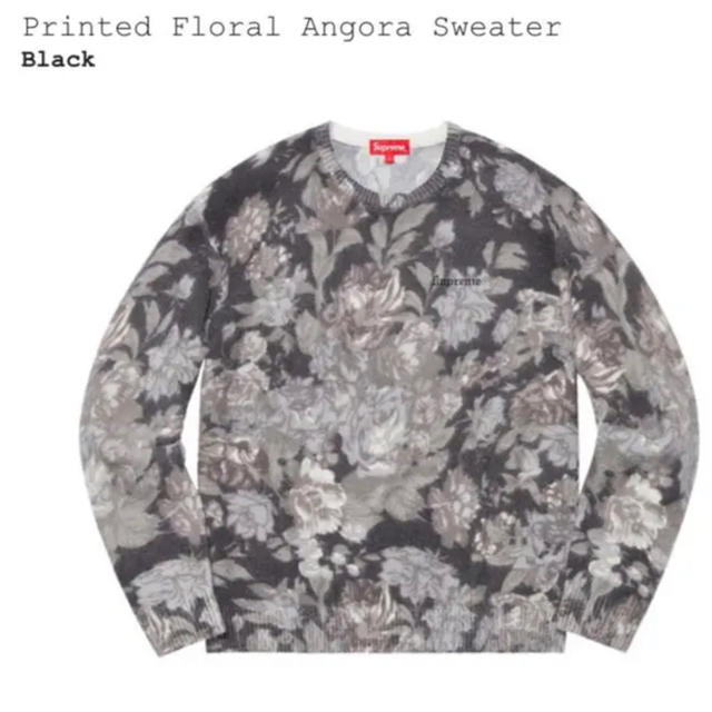 Supreme(シュプリーム)のprinted floral angora sweater mサイズ メンズのトップス(ニット/セーター)の商品写真