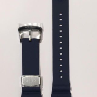 SEIKO プロスペックス 純正シリコンバンド 22mm 紺色 B(ラバーベルト)