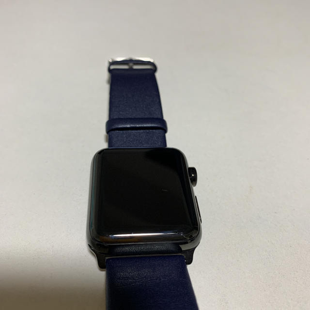 【内祝い】 Watch Apple 3 ブラックステンレス 42mm 腕時計(デジタル)