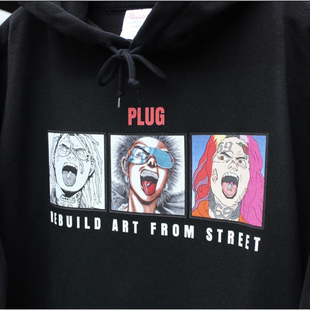 Supreme(シュプリーム)の【完売】PLUG パーカー 黒 XXLサイズ 限定 AKIRA vazvert メンズのトップス(パーカー)の商品写真