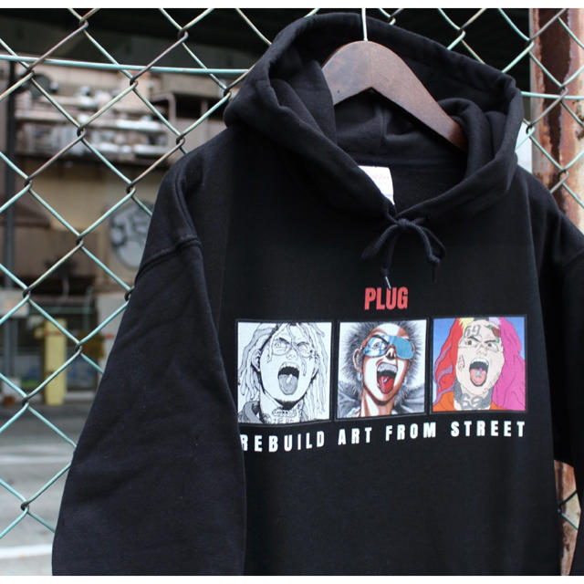 Supreme(シュプリーム)の【完売】PLUG パーカー 黒 XXLサイズ 限定 AKIRA vazvert メンズのトップス(パーカー)の商品写真