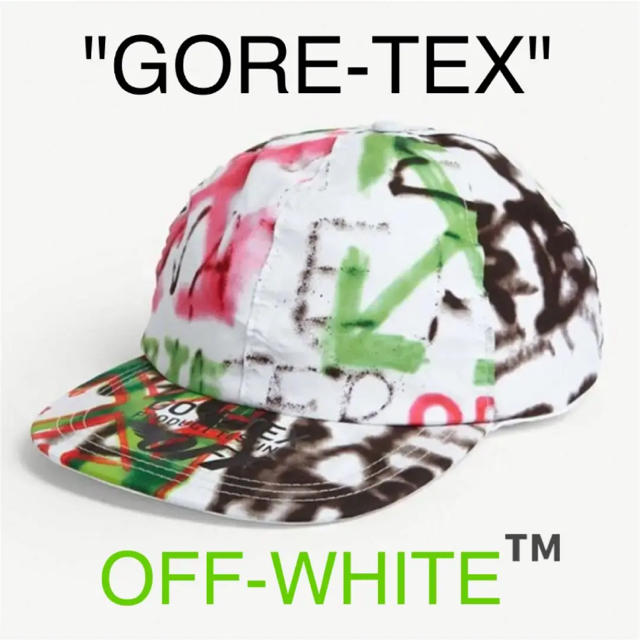 OFF-WHITE(オフホワイト)のOFF-WHITE GORETEX TECH 5 PANEL CAP メンズの帽子(キャップ)の商品写真