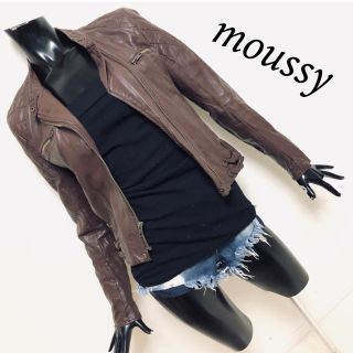 マウジー(moussy)の moussy＊ライダースジャケット(ライダースジャケット)