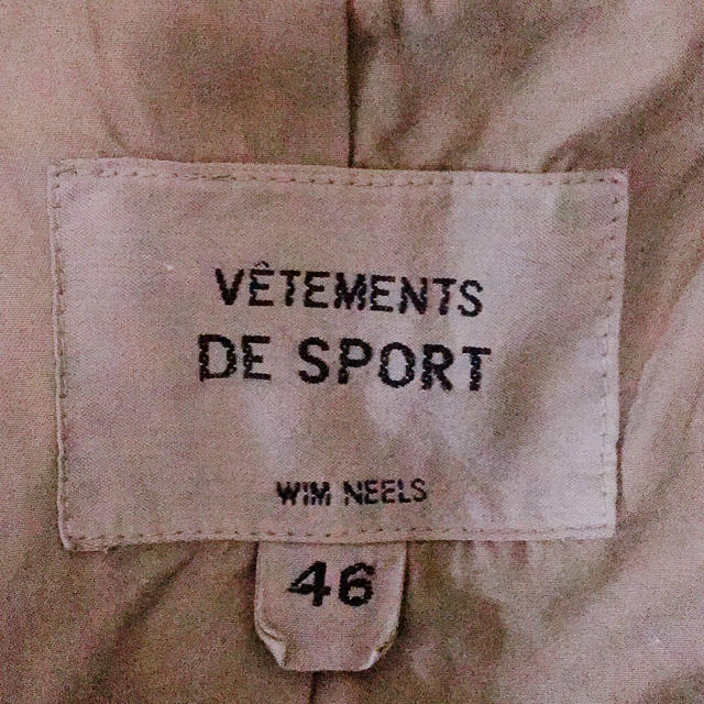 WIM NEELS(ウィムニールス)のVATEMENTS DE SPORT  コート メンズのジャケット/アウター(チェスターコート)の商品写真