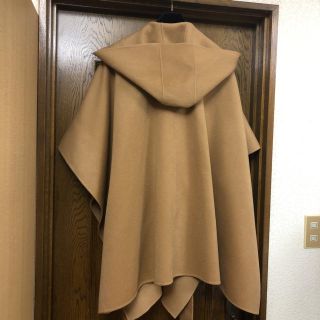 theory - theory セオリー フード付 ポンチョコート・マントカシミヤ混