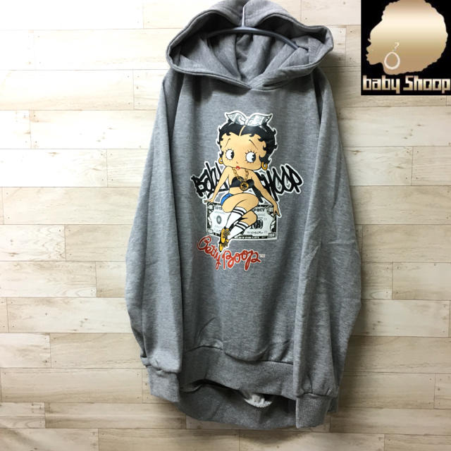 新品タグ付き★【baby shoop】パーカー(F) Betty boop