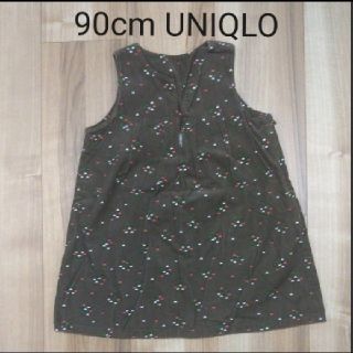 ユニクロ(UNIQLO)の90cm ユニクロ コーデュロイワンピース(ワンピース)