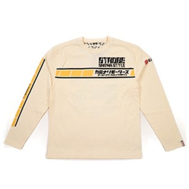 TEDMAN(テッドマン)のｶﾐﾅﾘﾓｰﾀｰｽ/RD400/ﾛﾝT/白/kmlt-195/ﾃｯﾄﾞﾏﾝ メンズのトップス(Tシャツ/カットソー(七分/長袖))の商品写真