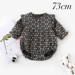 ベビーギャップ(babyGAP)の新品  韓国子供服 花柄 ロンパース 小花柄 カバーオール ジャンプスーツ(ロンパース)