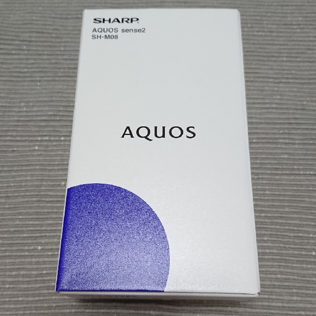 【新品未使用品】AQUOS sense2 SH-M08　ニュアンスブラック（B）