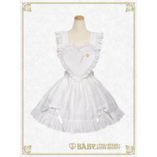 ベイビーザスターズシャインブライト(BABY,THE STARS SHINE BRIGHT)のBABY30th Anniversary刺繍入りのハートエプロン(その他)