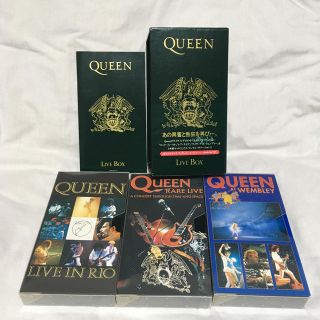 QUEEN LIVE BOX  VHS３本組(その他)