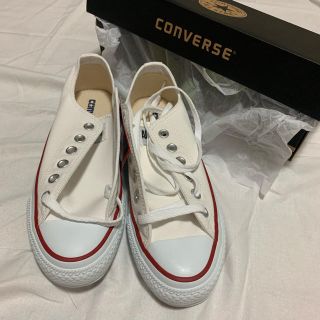 コンバース(CONVERSE)のコンバース ホワイト 23.5 新品未使用(スニーカー)