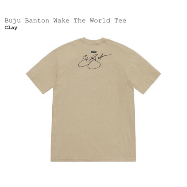 Supreme Buju Banton Tee XL Clayメンズ