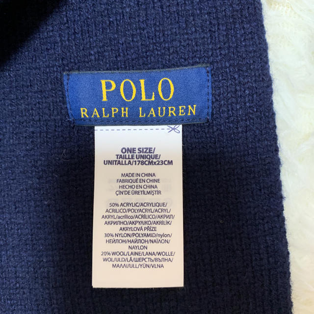 POLO RALPH LAUREN(ポロラルフローレン)のラルフローレン ポロベア マフラー 手袋 メンズのファッション小物(マフラー)の商品写真