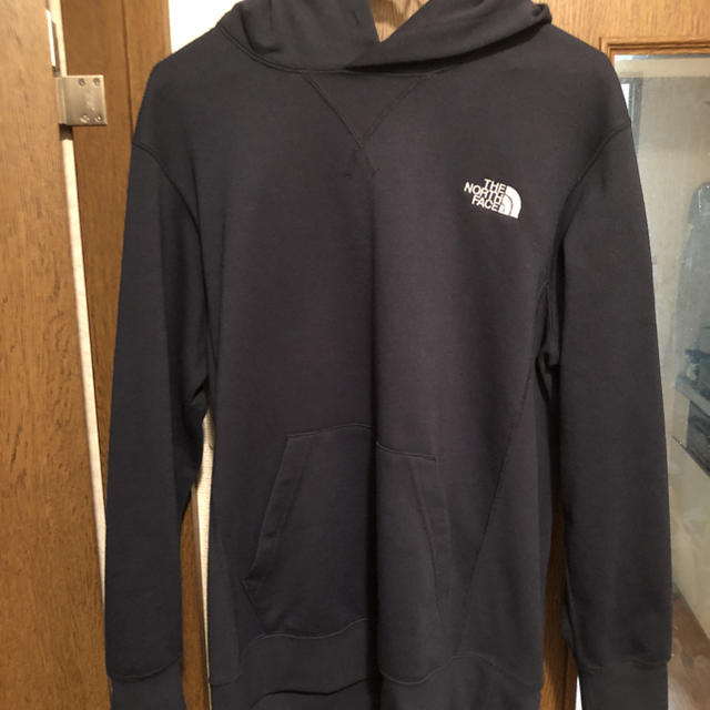 トップスTHE NORTH FACE square logo hoodie L navy