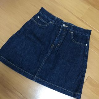 アズールバイマウジー(AZUL by moussy)のデニムスカート(ひざ丈スカート)