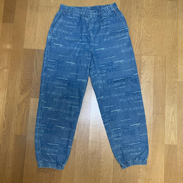 supreme dimensions logo denim skate pant