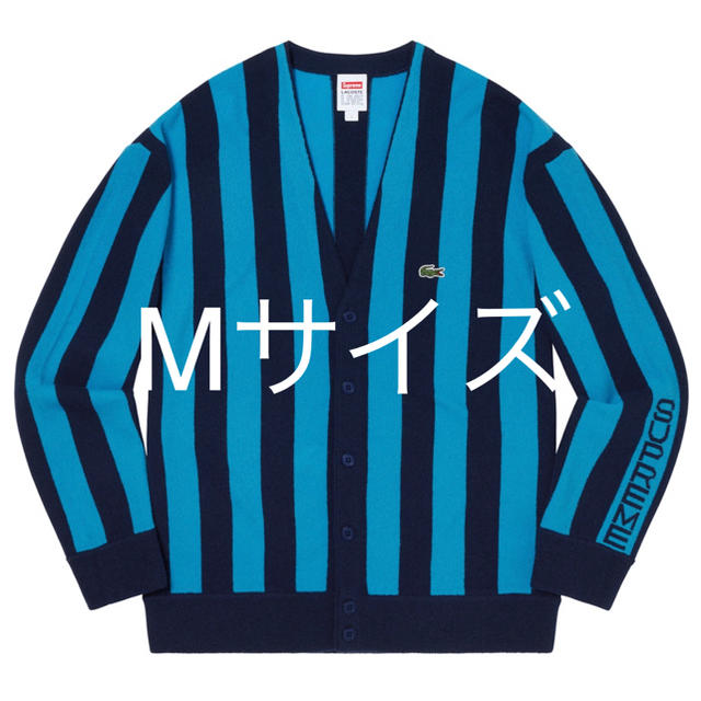 Supreme(シュプリーム)のSupreme®/LACOSTE Stripe Cardigan メンズのトップス(カーディガン)の商品写真