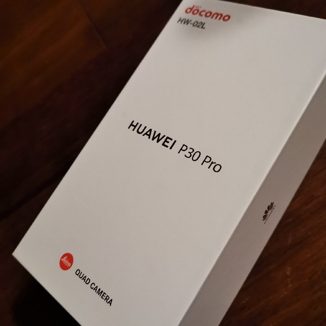 【新品】 HUAWEI P30 Pro HW-02L SIMロック解除品