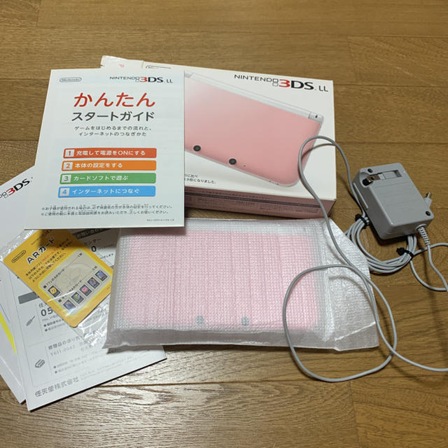 ニンテンドー3DS LL ピンク×ホワイト