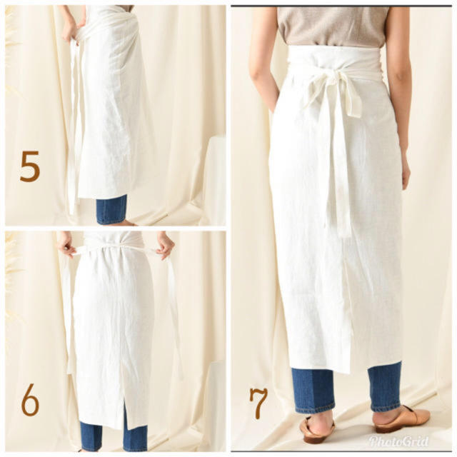 DouDou(ドゥドゥ)のドゥドゥ カイトスカート ブラウン レディースのスカート(ロングスカート)の商品写真