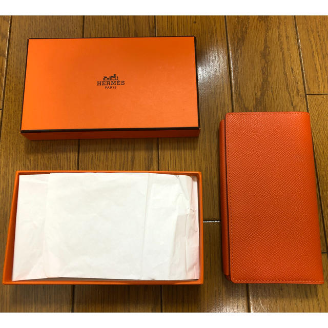 Hermes(エルメス)のエルメス エテュイ スマート クラシック  オレンジ iPhone ケース レディースのファッション小物(その他)の商品写真