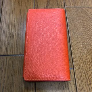 エルメス(Hermes)のエルメス エテュイ スマート クラシック  オレンジ iPhone ケース(その他)