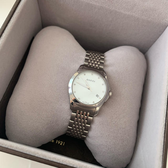 Gucci(グッチ)の銀座GUCCI正規品腕時計 レディースのファッション小物(腕時計)の商品写真