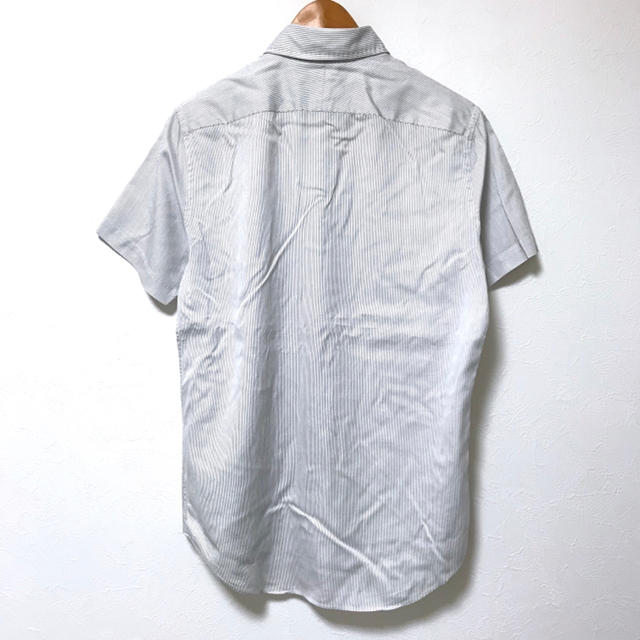 Paul Smith(ポールスミス)の定1.9万美品 ポールスミス コットンストライプ半袖ドレスシャツM メンズのトップス(シャツ)の商品写真