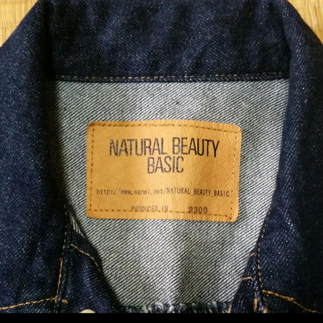 NATURAL BEAUTY BASIC(ナチュラルビューティーベーシック)のナチュラルビューティーベーシック デニムジャケット レディースのジャケット/アウター(Gジャン/デニムジャケット)の商品写真