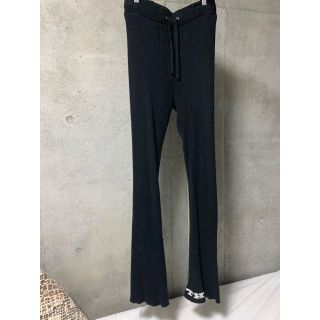 バブルス(Bubbles)の人気の完売カラー！！！faith vintage リブニットフレアパンツ (カジュアルパンツ)