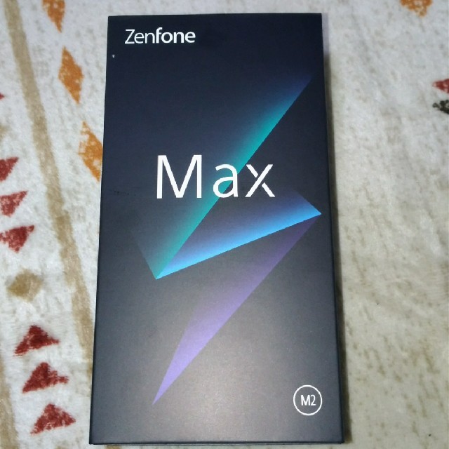 新品未開封品　zenfone max m2 ミッドナイトブラック2CA6W-CDMA