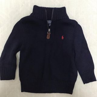 ポロラルフローレン(POLO RALPH LAUREN)のポロ セーター 80 ネイビー(ニット/セーター)