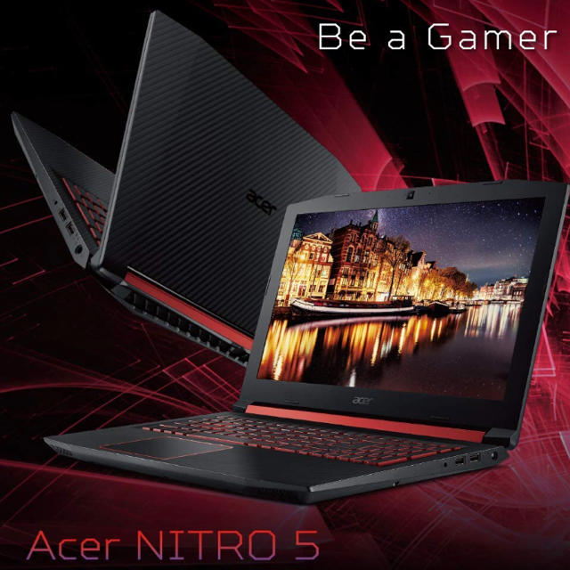 Acer - Acer Nitro ゲーミングノートパソコン AN515-52-F58GA