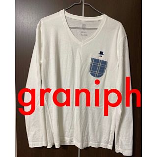 グラニフ(Design Tshirts Store graniph)のグラニフ 長袖 ポケット シャツ Mサイズ(Tシャツ/カットソー(七分/長袖))