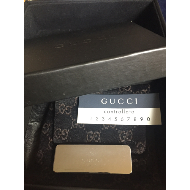 美品 GUCCI マネークリップ シルバー925